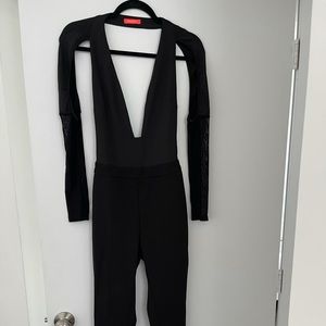 jumpsuit black medium for woman fashion